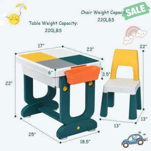 5-in-1 Kids Activity Table Set
