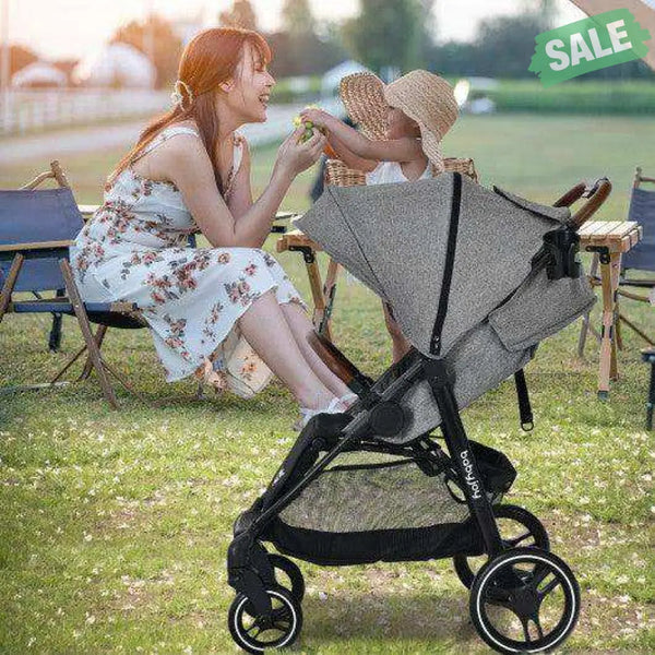 5-Point Harness Lightweight Infant Stroller with Foot Cover and Adjustable Backrest-Black Black Baby Strollers