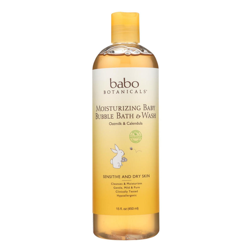 Cozy Farm Babo Botanicals Oatmeal Baby Bubble Bath Wash 15 oz
