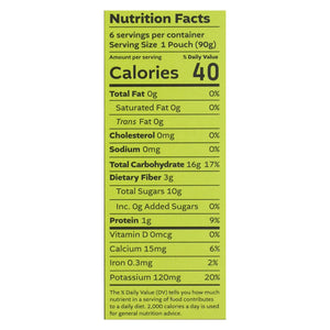 Cozy Farm White Leaf Provisions Pear Banana Kiwi Baby Food Pack 6x3.2oz