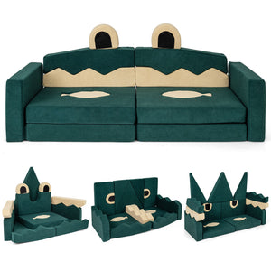 17 Pieces Modular Kids Play Couch for Inspiring Creativity