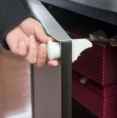 Magic Safety Baby Locks for secure home safety, preventing curious toddlers from accessing cabinets and drawers.