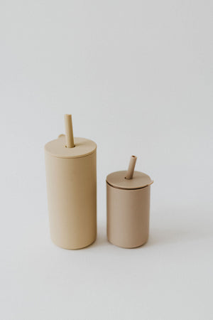 Colorful toddler cups with straw at a 30-degree angle, perfect for little hands and spill-free sipping.