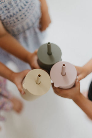 Colorful toddler cups with straws, perfect for little hands and spill-free sipping. Ideal for kids' drinkware collection.