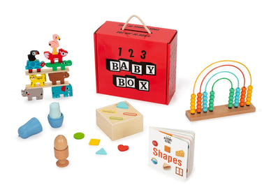 Montessori Educational Box for babies 9-10 months, designed for feeding and nursing development.