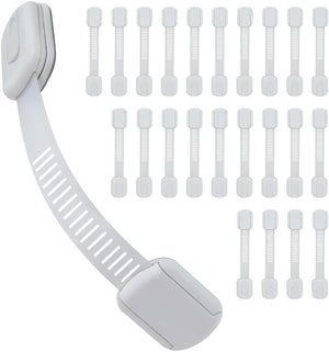 Baby Proof Me | Adjustable White Safety Strap Lock