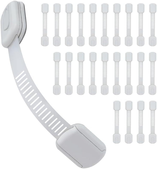 Baby Proof Me | Adjustable White Safety Strap Lock