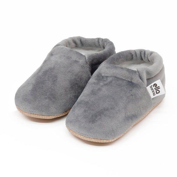 Organic Cotton Velvet Home Nursery Moccasin Shoes