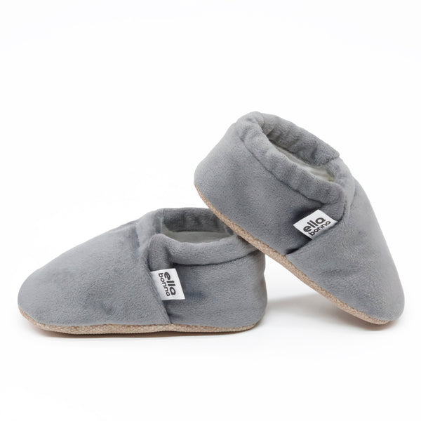Organic Cotton Velvet Home Nursery Moccasin Shoes