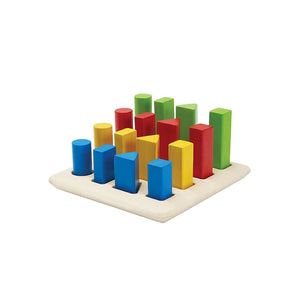 Geometric peg board for babies, promoting early learning and sensory play with colorful shapes and engaging designs.