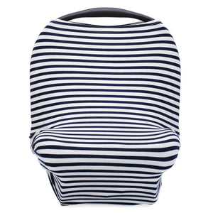 Multi-use Cover, White/Navy Stripes