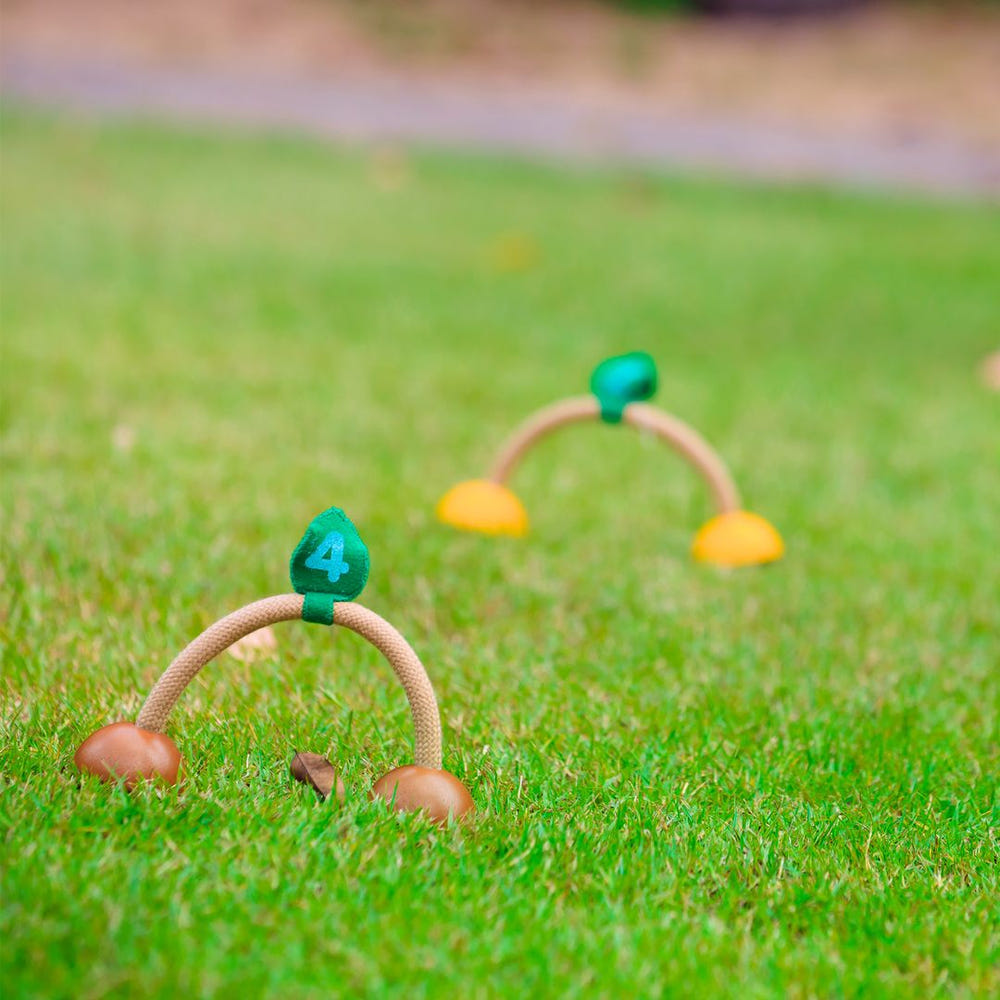 Colorful croquet set for babies, perfect for outdoor play and water fun.