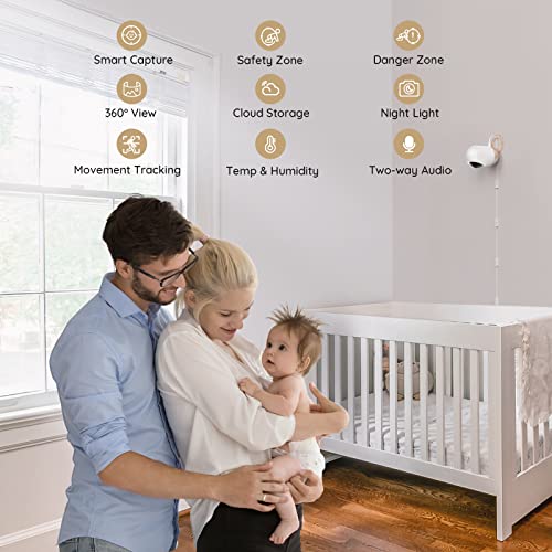 Ebemate Smart Baby Monitor - Full HD Streaming, Interactive Audio, Calming Lullabies