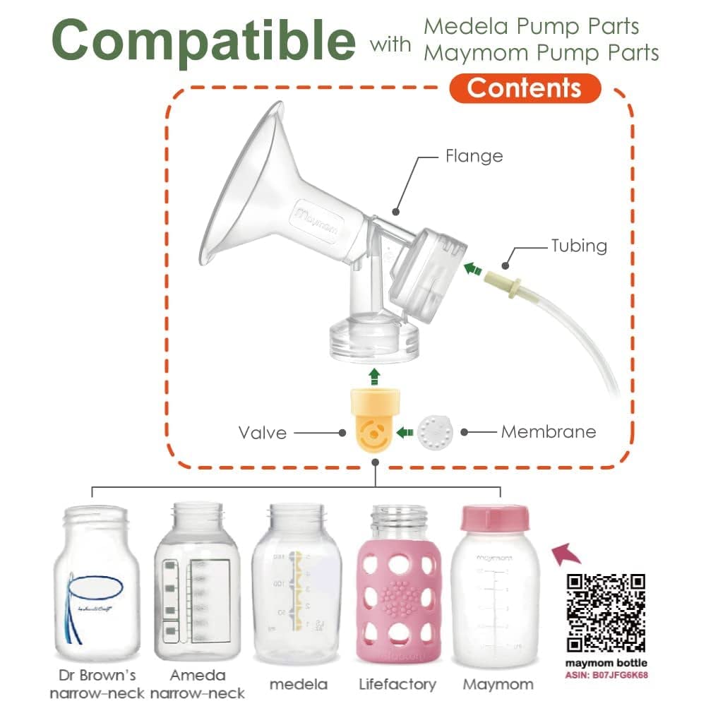 Maymom MyFit Medela Maxflow Pump Kit - essential spare parts for efficient breastfeeding and pumping.