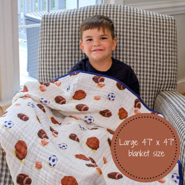 Go Sports Modern Baby Quilt