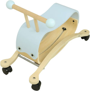 Avenlur Rocker Bug: Wooden balance and rocking toy for toddlers, perfect for indoor playtime fun.