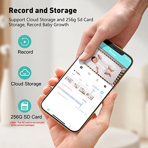 Look Look Baby -  Smart Baby Monitor - 1080P HD Camera, Smartwatch Connectivity - MOOGCO Baby