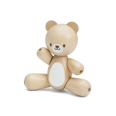 Soft plush bear comforter for babies, perfect for cuddling and soothing. Ideal lovey for infants and toddlers.