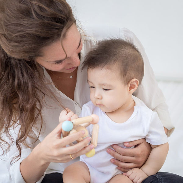 Triangle Clutching Toy - Pastel