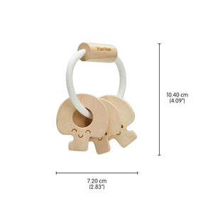 Baby Key Rattle - Natural