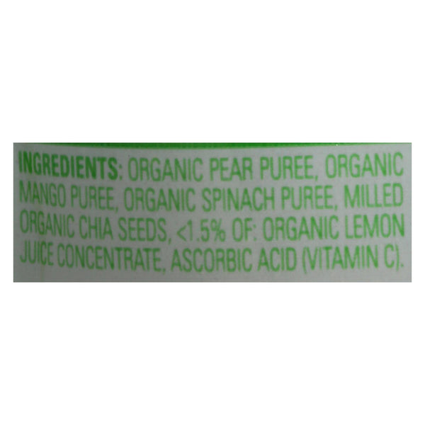 Organic Happy Baby Happytot Superfoods Spinach, Mango & Pear (Pack of 16 - 4.22 Oz)