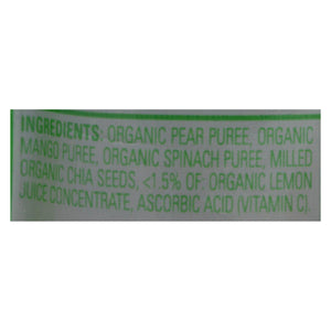 Organic Happy Baby Happytot Superfoods Spinach, Mango & Pear (Pack of 16 - 4.22 Oz)