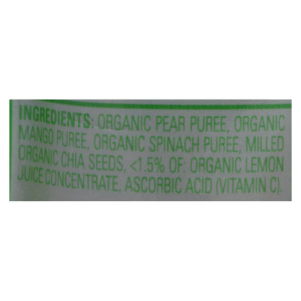 Organic Happy Baby Happytot Superfoods Spinach, Mango & Pear (Pack of 16 - 4.22 Oz)