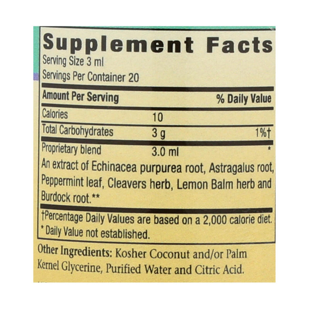 Herbs For Kids Echinacea Astragalus Liquid Extract - 2 Fl Oz, a natural supplement for children's health and immunity.
