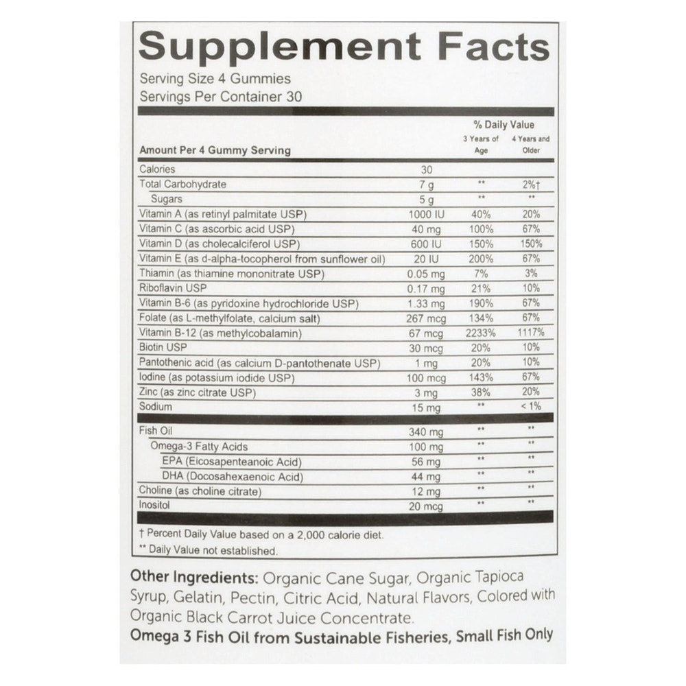 Smartypants Kids Complete Cherry Gummy Vitamin (120 Count)