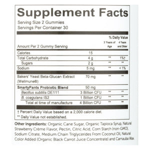 Smartypants Kids Probiotic Straws with Vitamin C (Pack of 60)