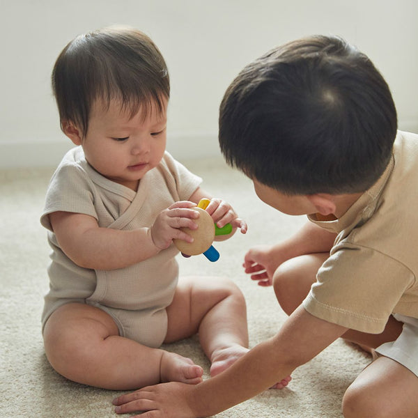 Colorful Flexi Jellyfish toy for early learning and sensory play, showcasing its unique design from angle 2.