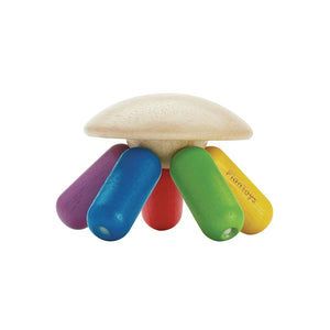 Colorful Flexi Jellyfish toy for early learning and sensory play, perfect for engaging babies and toddlers.