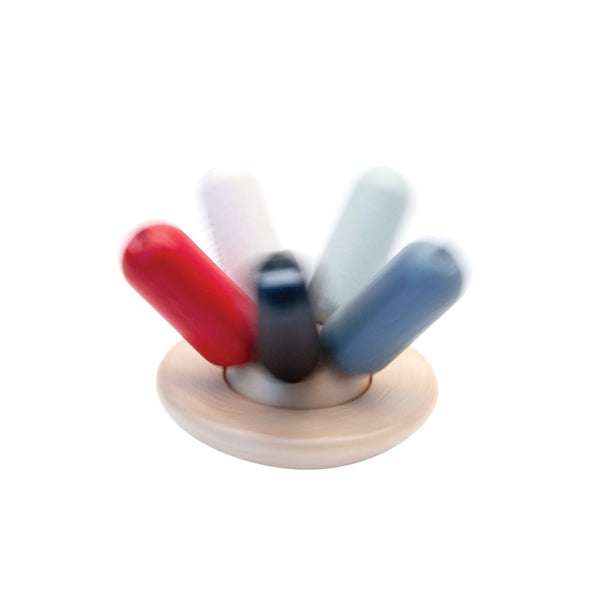 Flexi Jellyfish high contrast toy for babies, promoting early learning and sensory play at angle 2.