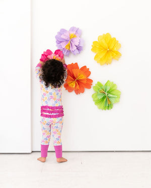 Korrie Dots Bamboo Ruffle Convertible Footie