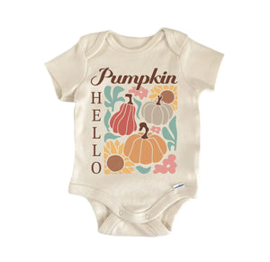 Hello Pumpkin Fall Newborn Baby Onesie® Onesie®