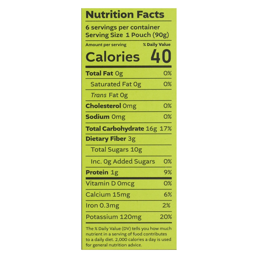 White Leaf Provisions Pear, Banana, and Kiwi Baby Food Pack (6 - 3.2 oz.)