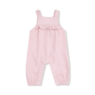 Veiled Pink - Yoke Ruffle Overall