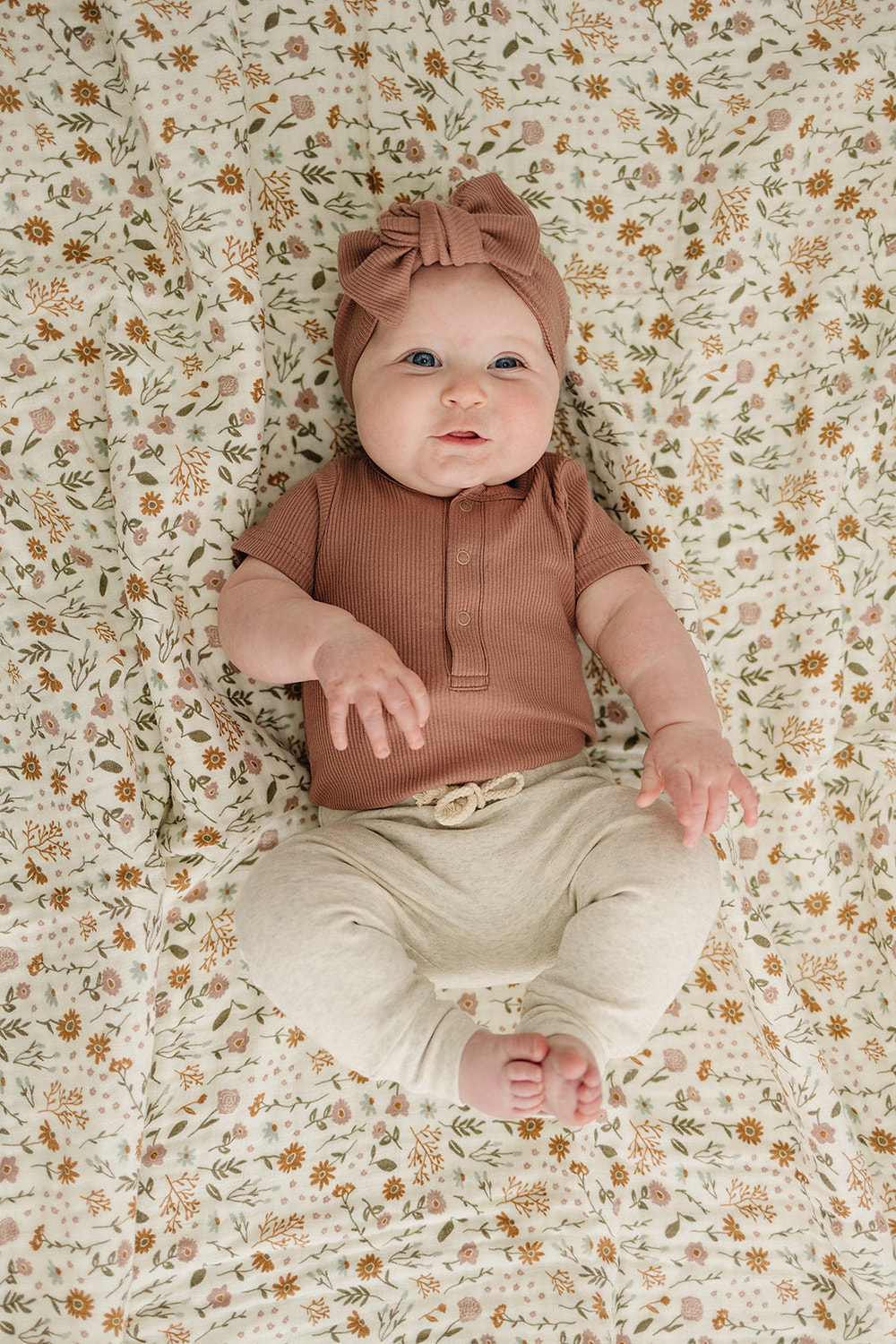 Dusty Rose Organic Cotton Ribbed Snap Bodysuit - MOOGCO Baby