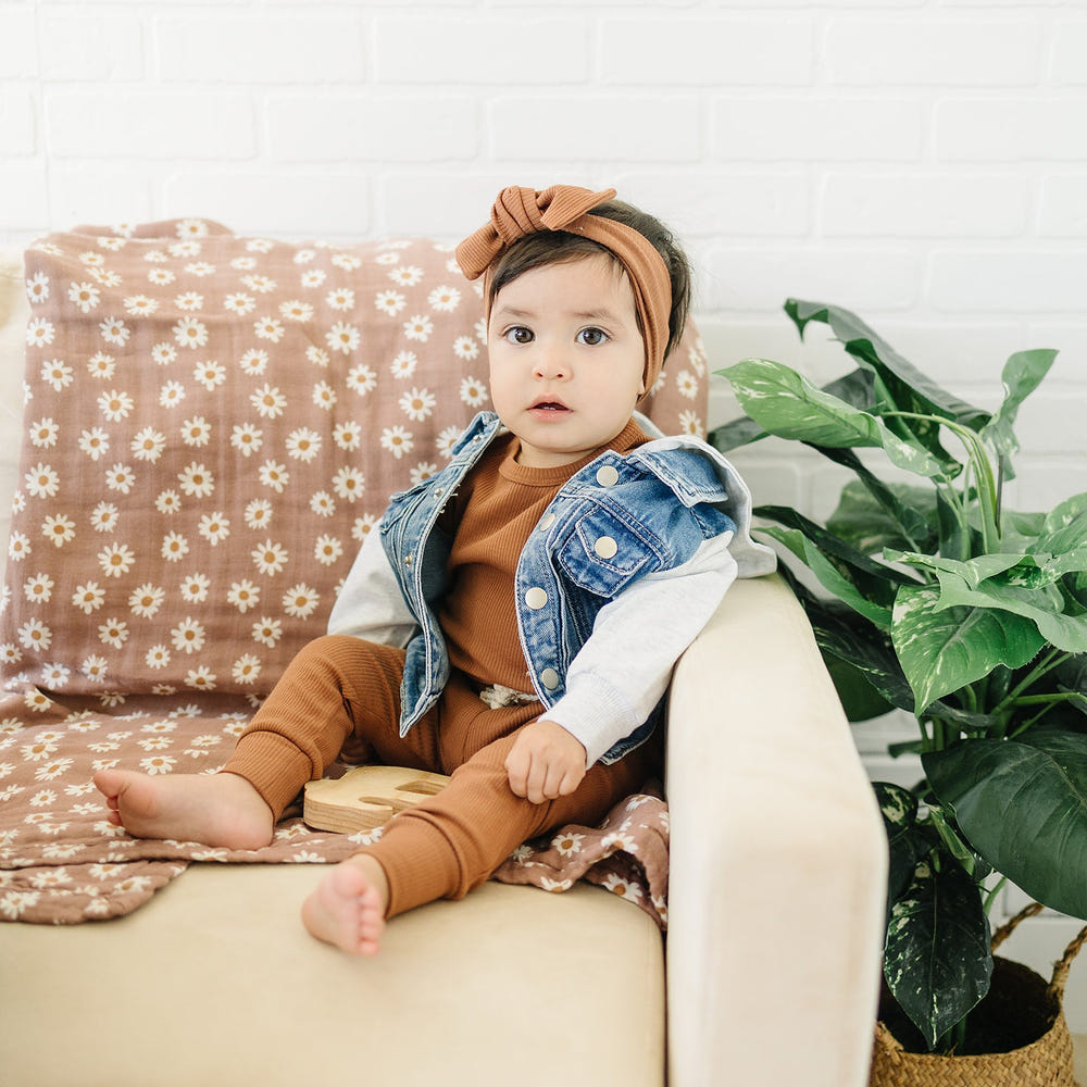 Mebie Baby Hooded Jean Jacket - MOOGCO Baby