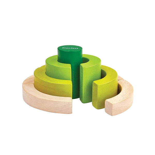 Colorful Curve Blocks for babies, promoting early learning and sensory play. Perfect for creative building fun!
