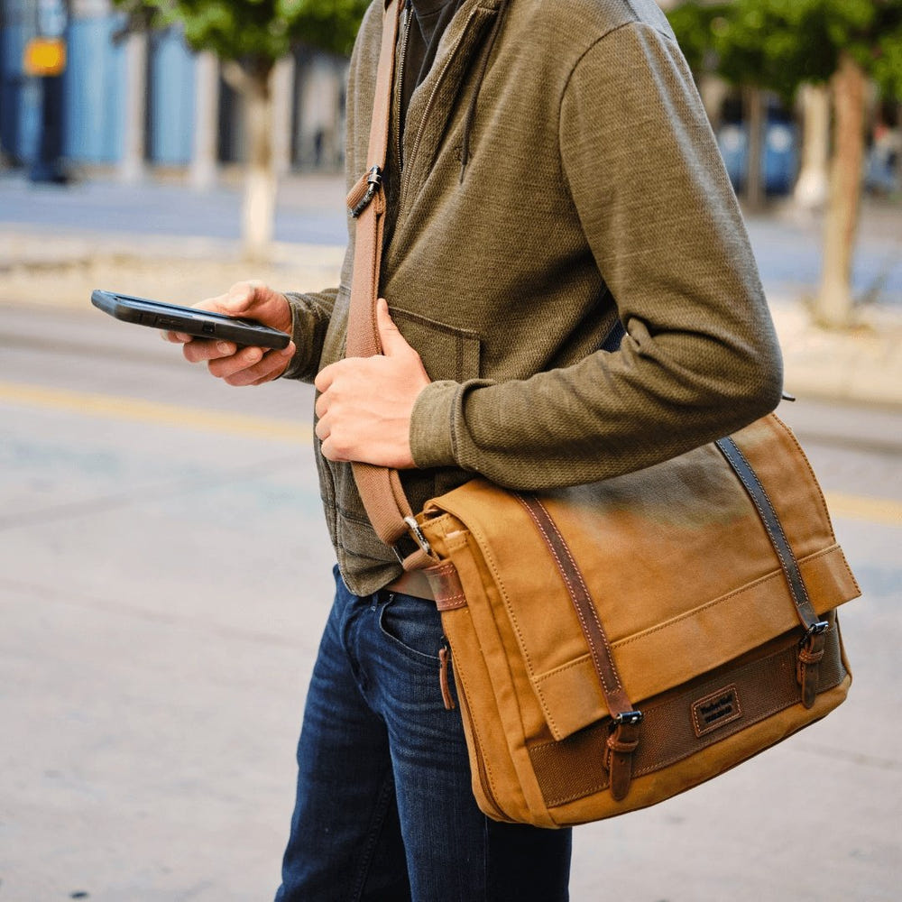 TimberWolf Messenger Bag for babies, stylish and functional backpack for parents on the go.