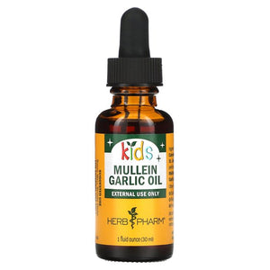 Cozy Farm Herb Pharm Kids Ear Mullein Garlic Oil 1 fl oz