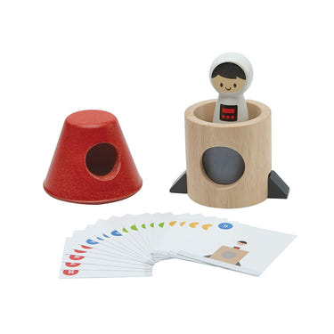"Spatial Rocket: Engaging early learning toy for sensory play, perfect for stimulating babies' curiosity and development."
