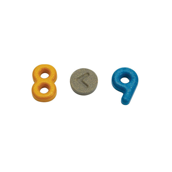 Baby furniture featuring colorful numbers and symbols, viewed from angle 3. Perfect for playful nursery decor.
