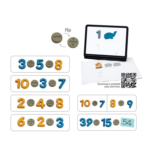 Baby furniture featuring colorful numbers and symbols, displayed from angle 5 for a playful touch.