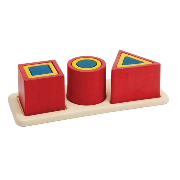Nesting Puzzle - Unit Plus: Safe, engaging baby toy promoting cognitive development and fine motor skills.