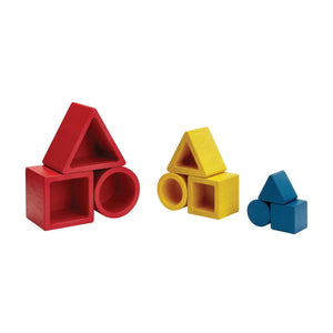 Nesting Puzzle - Unit Plus for babies, promoting health and safety through engaging play. Angle 9 view.