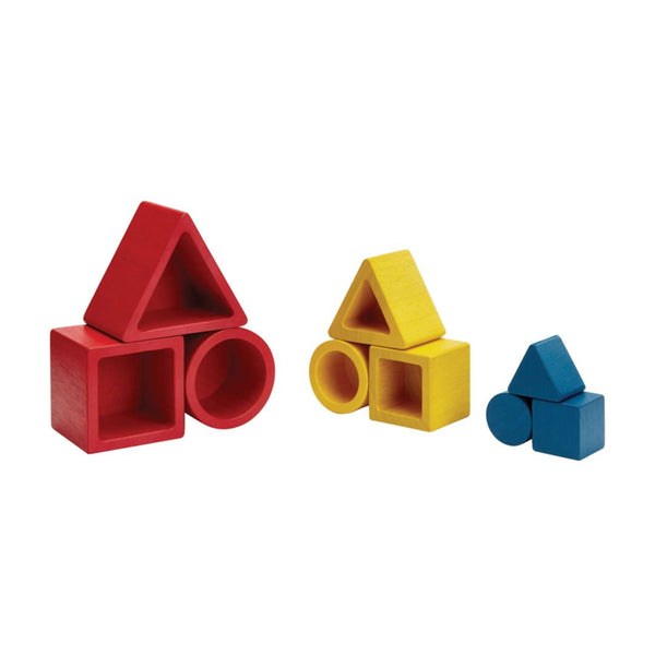 Nesting Puzzle - Unit Plus for babies, promoting health and safety through engaging play. Angle 9 view.