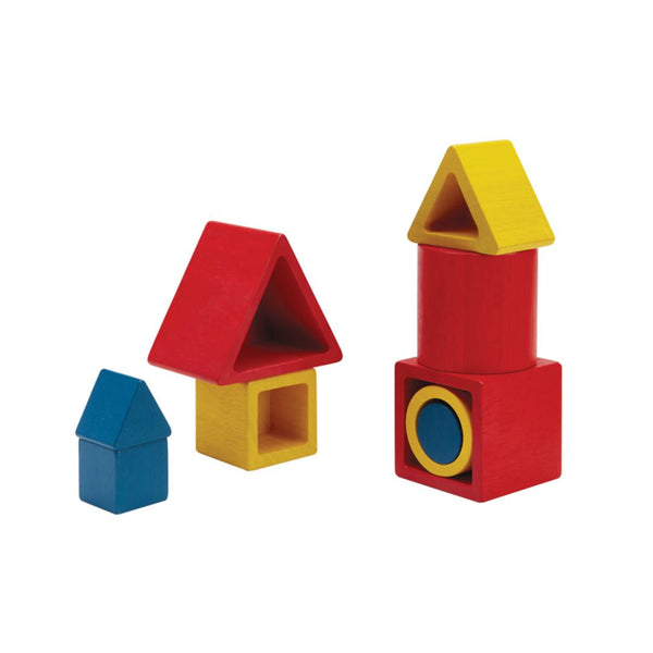 Nesting Puzzle - Unit Plus for babies, promoting health and safety through engaging play at angle 10.