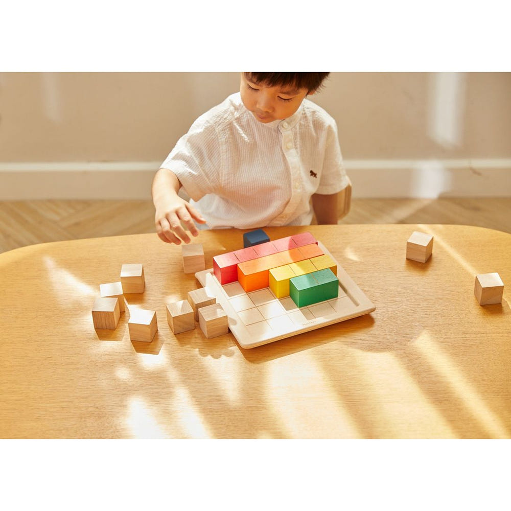 Colored Counting Blocks for early learning and sensory play, perfect for developing counting skills in babies and toddlers.